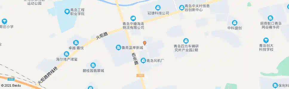 青岛火炬支路新业路_公交站地图_青岛公交_妙搜公交查询2025