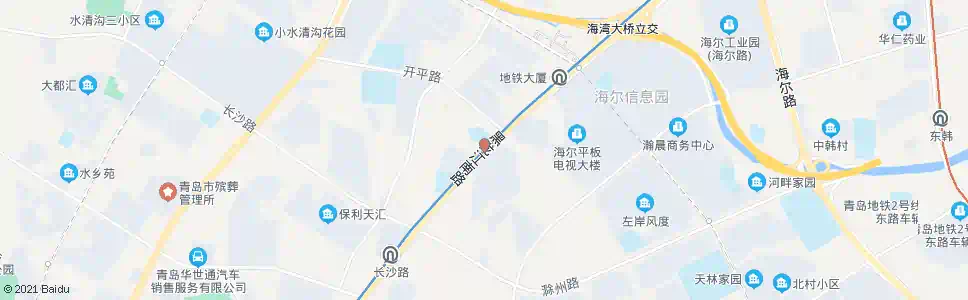 青岛杨家群丽景苑_公交站地图_青岛公交_妙搜公交查询2025