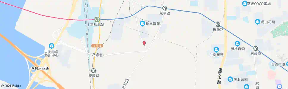 青岛永平家园_公交站地图_青岛公交_妙搜公交查询2025