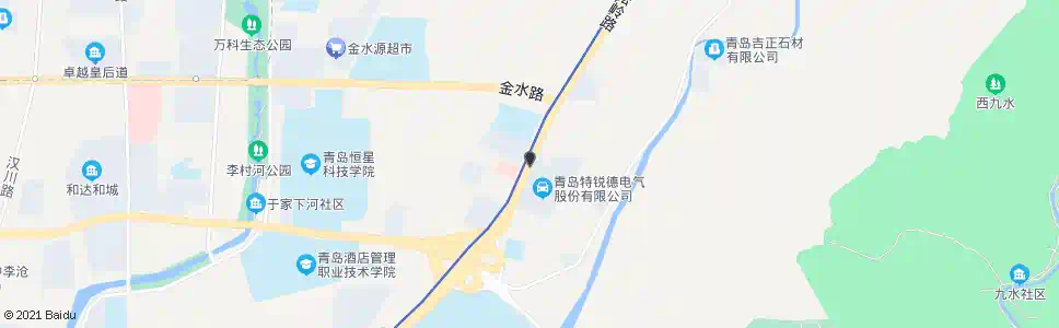 青岛沟崖西_公交站地图_青岛公交_妙搜公交查询2025