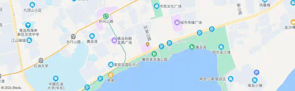 青岛上流汇_公交站地图_青岛公交_妙搜公交查询2025