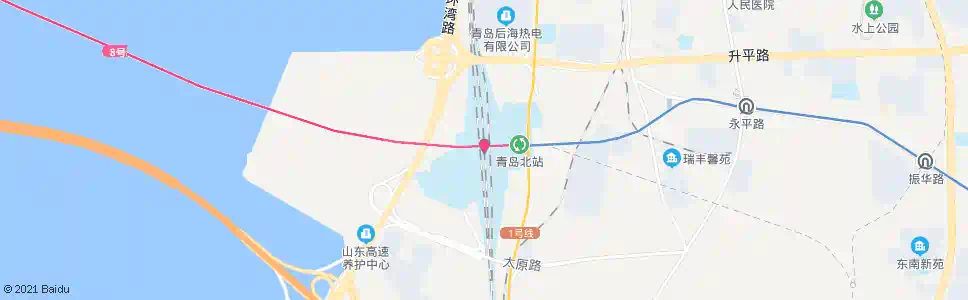 青岛赵戈庄北_公交站地图_青岛公交_妙搜公交查询2025