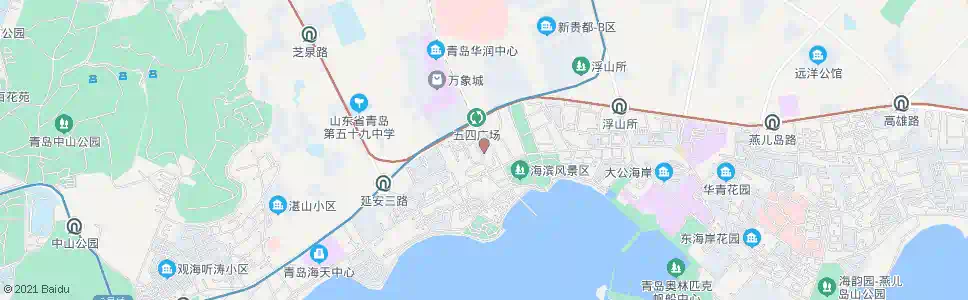青岛英派斯集团_公交站地图_青岛公交_妙搜公交查询2025