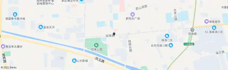 青岛新华路(珠海路)_公交站地图_青岛公交_妙搜公交查询2025