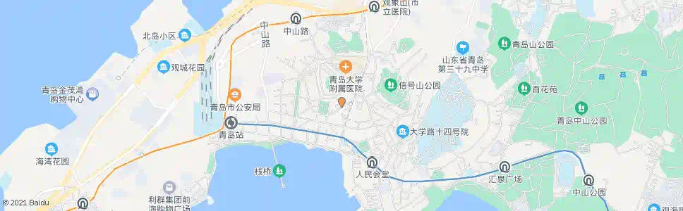 青岛公用事业处_公交站地图_青岛公交_妙搜公交查询2025