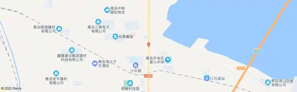 青岛红石崖北_公交站地图_青岛公交_妙搜公交查询2025