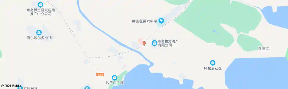 青岛沙子口河东_公交站地图_青岛公交_妙搜公交查询2025