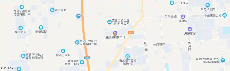 青岛紫金苑_公交站地图_青岛公交_妙搜公交查询2025