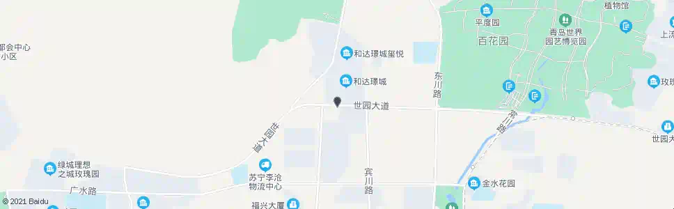 青岛世园大道汉川路_公交站地图_青岛公交_妙搜公交查询2025