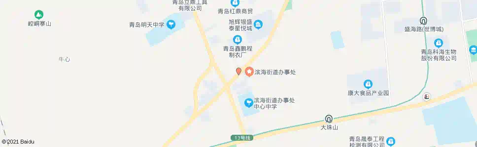 青岛滨海办事处_公交站地图_青岛公交_妙搜公交查询2025