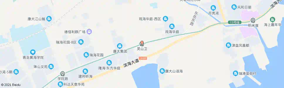 青岛灵山卫_公交站地图_青岛公交_妙搜公交查询2025
