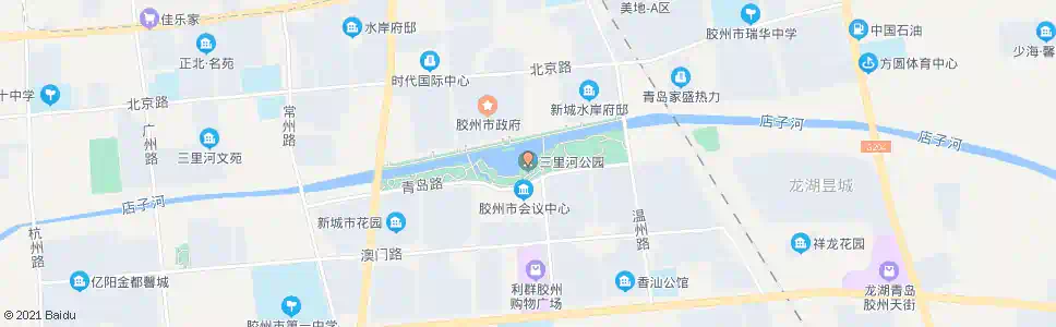 青岛三里河公园_公交站地图_青岛公交_妙搜公交查询2025