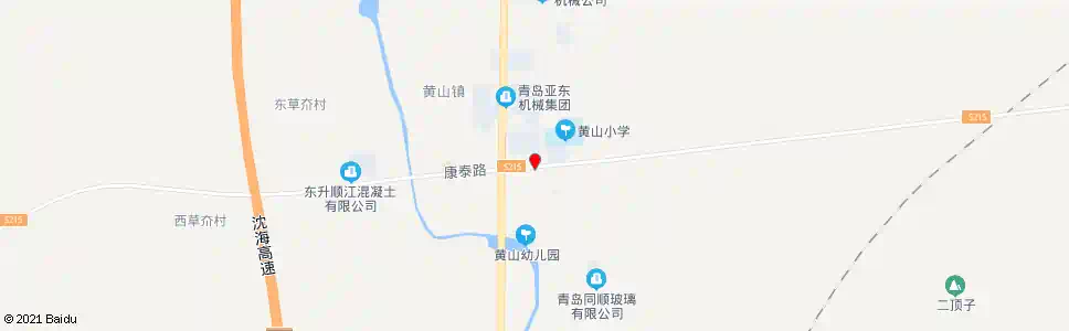 青岛黄山小学_公交站地图_青岛公交_妙搜公交查询2025