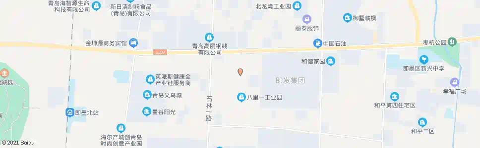 青岛孔雀河一路_公交站地图_青岛公交_妙搜公交查询2025