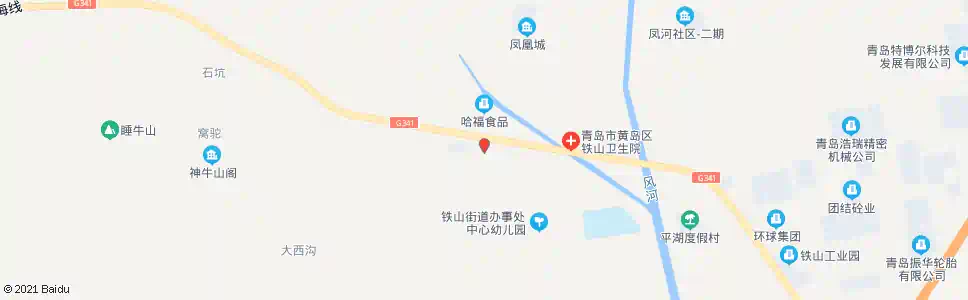 青岛铁山中学站_公交站地图_青岛公交_妙搜公交查询2025