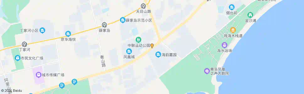 青岛海韵家园_公交站地图_青岛公交_妙搜公交查询2025