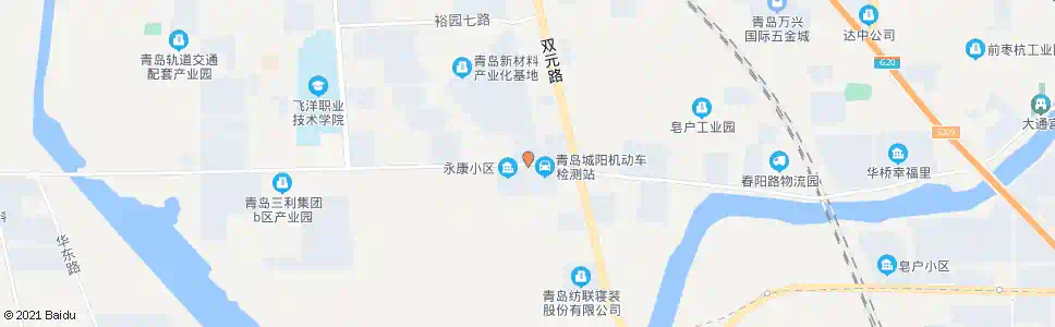 青岛永康小区_公交站地图_青岛公交_妙搜公交查询2025