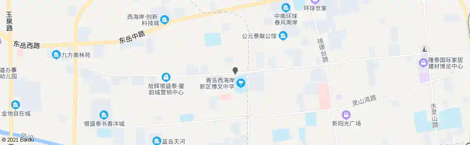 青岛珠海办事处(海滨十二路)_公交站地图_青岛公交_妙搜公交查询2025