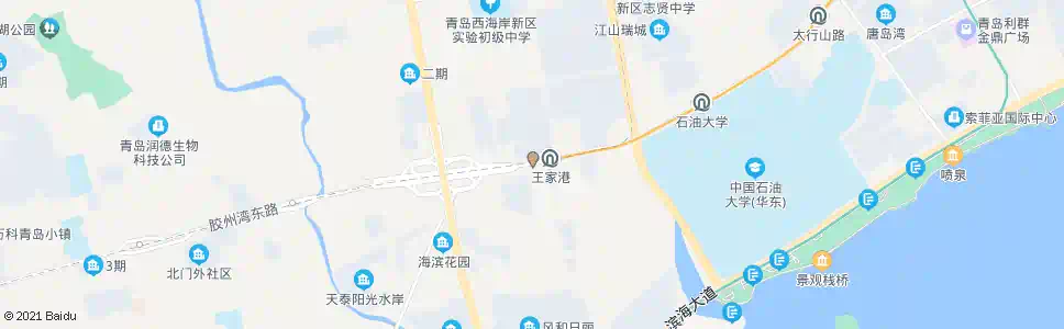 青岛长江西路昆仑山路_公交站地图_青岛公交_妙搜公交查询2025