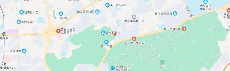 青岛劲松三路(银川西路)_公交站地图_青岛公交_妙搜公交查询2025