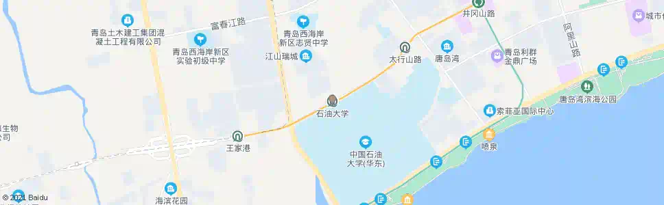 青岛石油大学_公交站地图_青岛公交_妙搜公交查询2025