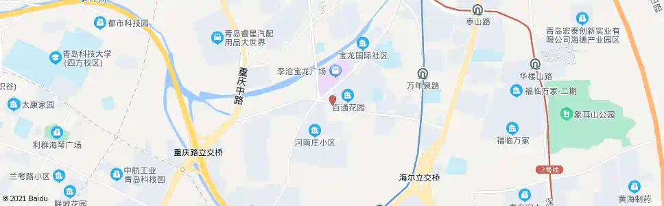 青岛九水路_公交站地图_青岛公交_妙搜公交查询2025