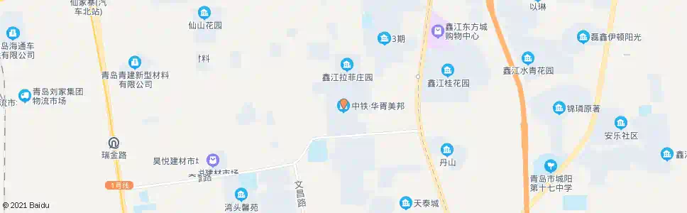 青岛华胥美邦_公交站地图_青岛公交_妙搜公交查询2025