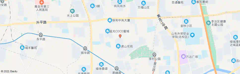 青岛东大村_公交站地图_青岛公交_妙搜公交查询2025