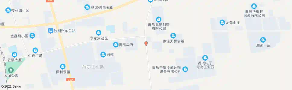 青岛小西庄(兰州路)_公交站地图_青岛公交_妙搜公交查询2025