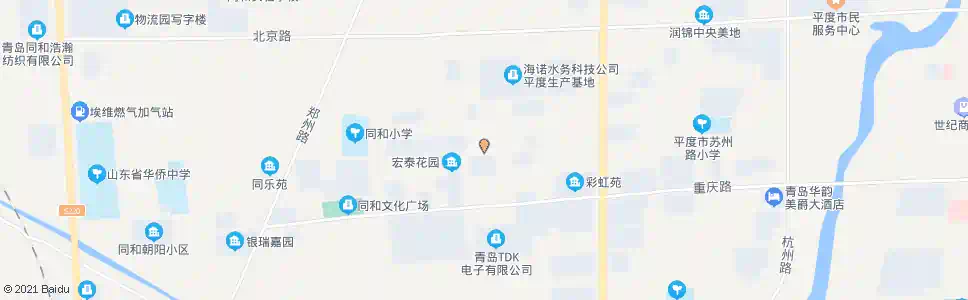 青岛同和派出所_公交站地图_青岛公交_妙搜公交查询2025