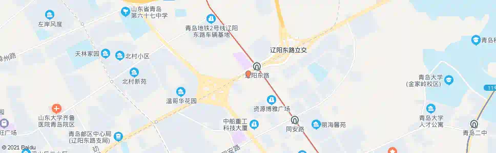 青岛汽车东站北门_公交站地图_青岛公交_妙搜公交查询2025