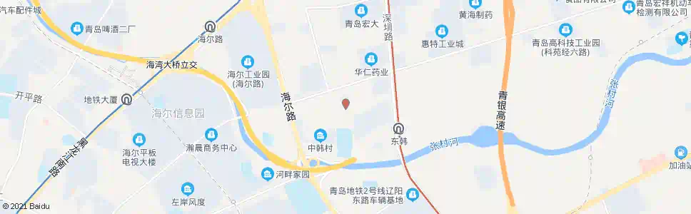 青岛西韩(株洲路)_公交站地图_青岛公交_妙搜公交查询2025