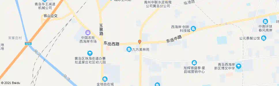 青岛金慧雪佛兰站_公交站地图_青岛公交_妙搜公交查询2025