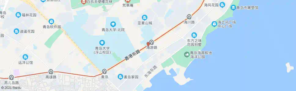 青岛徐家麦岛_公交站地图_青岛公交_妙搜公交查询2025