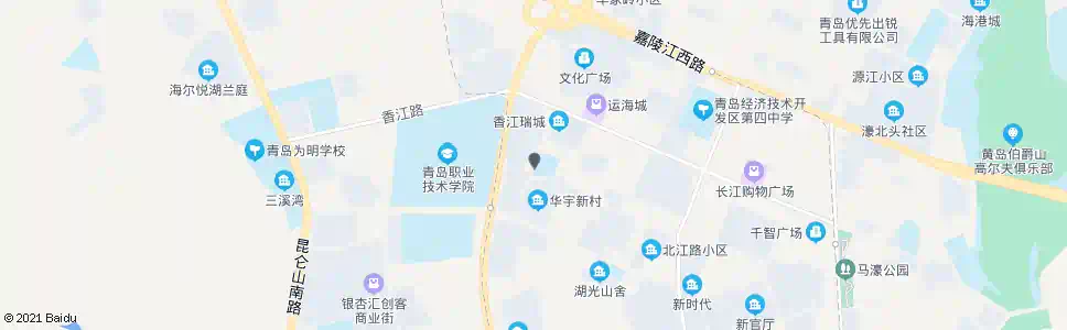 青岛香江路二小_公交站地图_青岛公交_妙搜公交查询2025