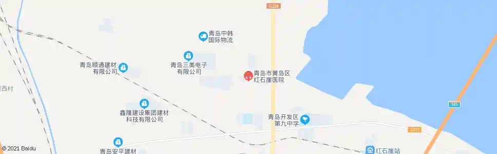 青岛红石崖医院_公交站地图_青岛公交_妙搜公交查询2025