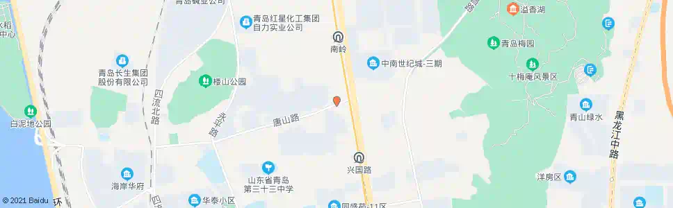 青岛唐山路重庆中路_公交站地图_青岛公交_妙搜公交查询2025