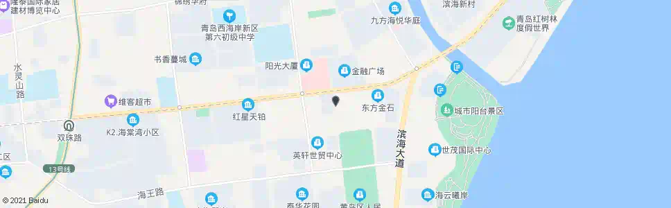 青岛机关西部办公中心西站_公交站地图_青岛公交_妙搜公交查询2025