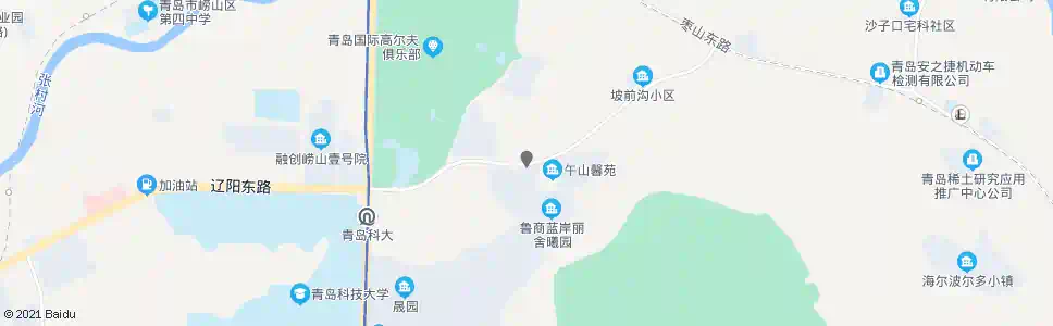 青岛坡前沟西_公交站地图_青岛公交_妙搜公交查询2025