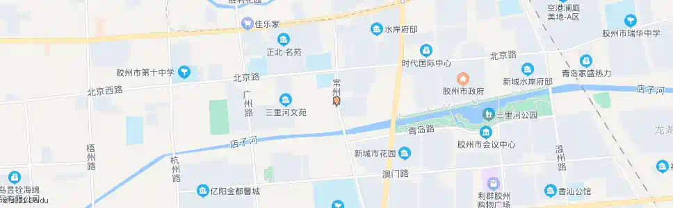 青岛东店子村_公交站地图_青岛公交_妙搜公交查询2025