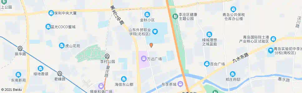 青岛中崂路(新锦华批发市场)_公交站地图_青岛公交_妙搜公交查询2025