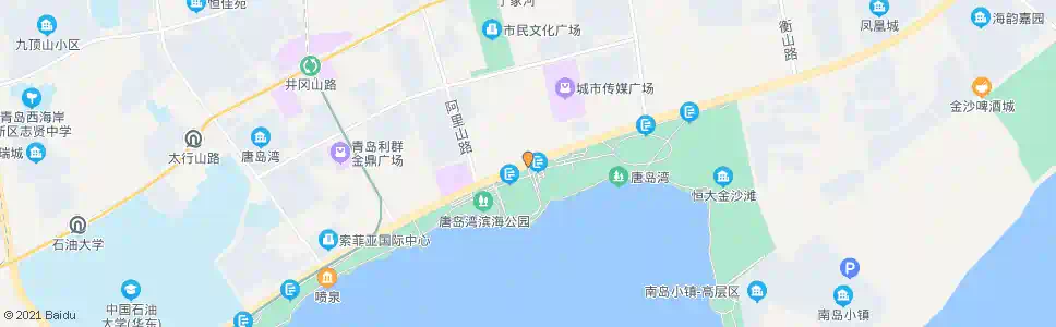 青岛市民广场_公交站地图_青岛公交_妙搜公交查询2025