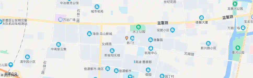 青岛名门世家_公交站地图_青岛公交_妙搜公交查询2025