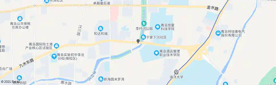 青岛王家下河_公交站地图_青岛公交_妙搜公交查询2025