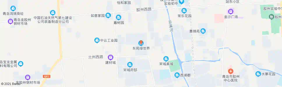 青岛东苑绿世界_公交站地图_青岛公交_妙搜公交查询2025