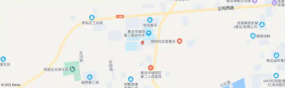 青岛城阳六中_公交站地图_青岛公交_妙搜公交查询2025