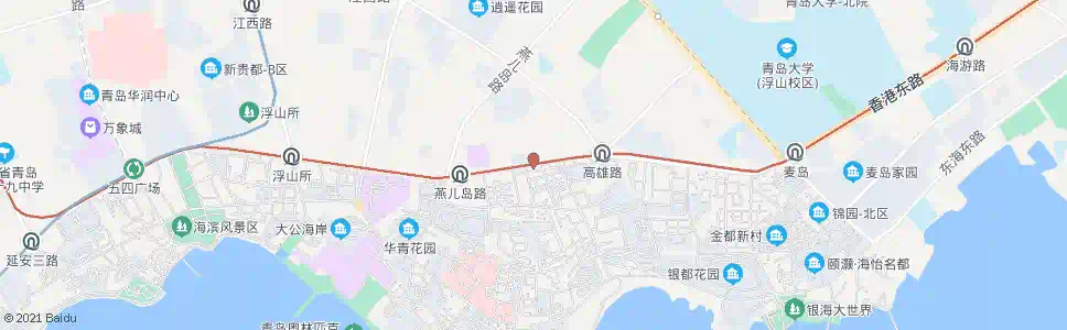 青岛辛家庄_公交站地图_青岛公交_妙搜公交查询2025