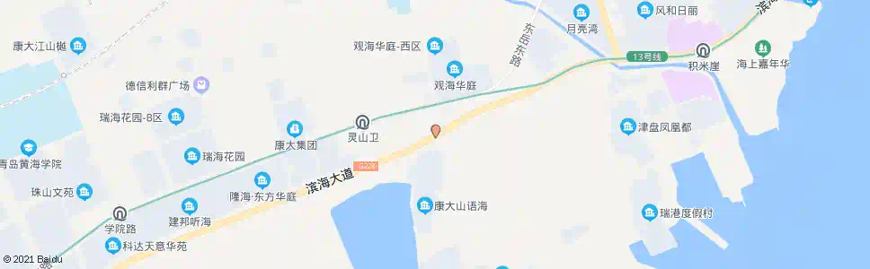 青岛大湾港路站_公交站地图_青岛公交_妙搜公交查询2025