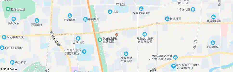 青岛延川路渝水路(路口)_公交站地图_青岛公交_妙搜公交查询2025
