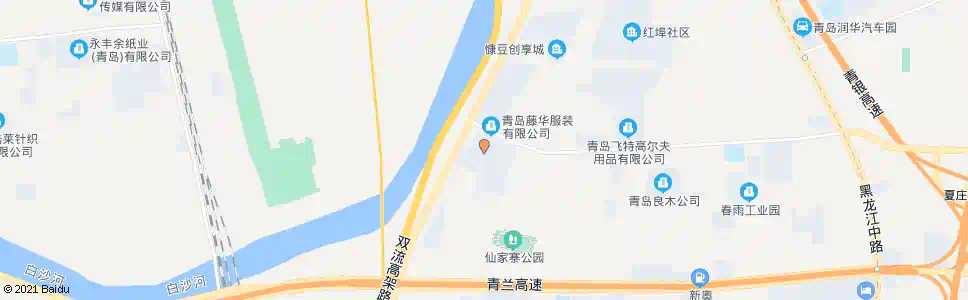 青岛红埠(渤海湾花园)_公交站地图_青岛公交_妙搜公交查询2025